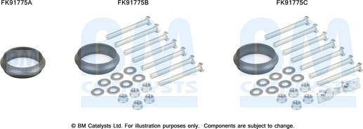 BM Catalysts FK91775 - Garnitura za montažu, katalizator www.molydon.hr