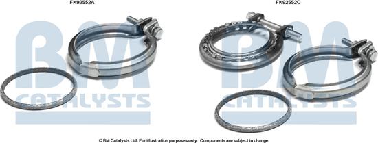 BM Catalysts FK92552 - Garnitura za montažu, katalizator www.molydon.hr