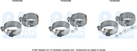 BM Catalysts FK50439 - Garnitura za montažu, Ispušna Cijev www.molydon.hr