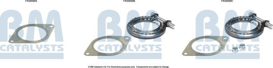BM Catalysts FK50569 - Garnitura za montažu, Ispušna Cijev www.molydon.hr