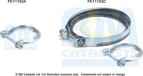 BM Catalysts FK11103 - Garnitura za montažu, filter za cadj/cestice cadji www.molydon.hr