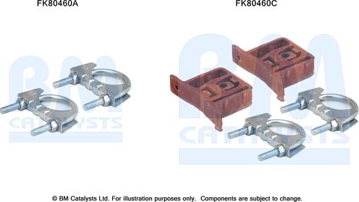 BM Catalysts FK80460 - Garnitura za montažu, katalizator www.molydon.hr