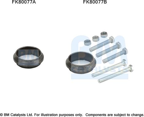 BM Catalysts FK80077 - Garnitura za montažu, katalizator www.molydon.hr