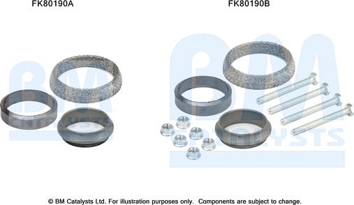 BM Catalysts FK80190 - Garnitura za montažu, katalizator www.molydon.hr