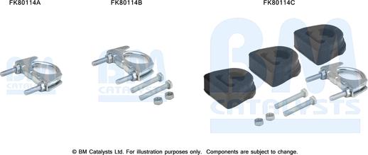 BM Catalysts FK80114 - Garnitura za montažu, katalizator www.molydon.hr