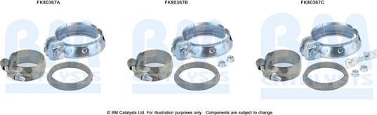BM Catalysts FK80367 - Garnitura za montažu, katalizator www.molydon.hr