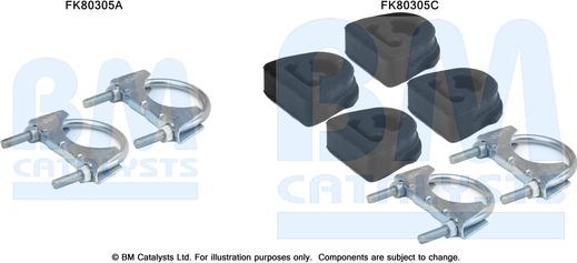 BM Catalysts FK80305 - Garnitura za montažu, katalizator www.molydon.hr