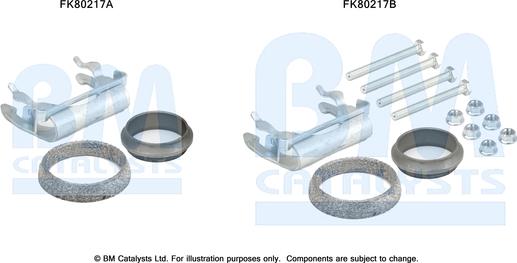BM Catalysts FK80217 - Garnitura za montažu, katalizator www.molydon.hr