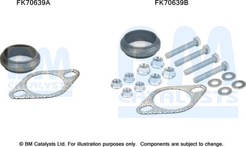 BM Catalysts FK70639 - Garnitura za montažu, Ispušna Cijev www.molydon.hr
