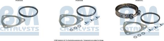 BM Catalysts FK70731 - Garnitura za montažu, Ispušna Cijev www.molydon.hr