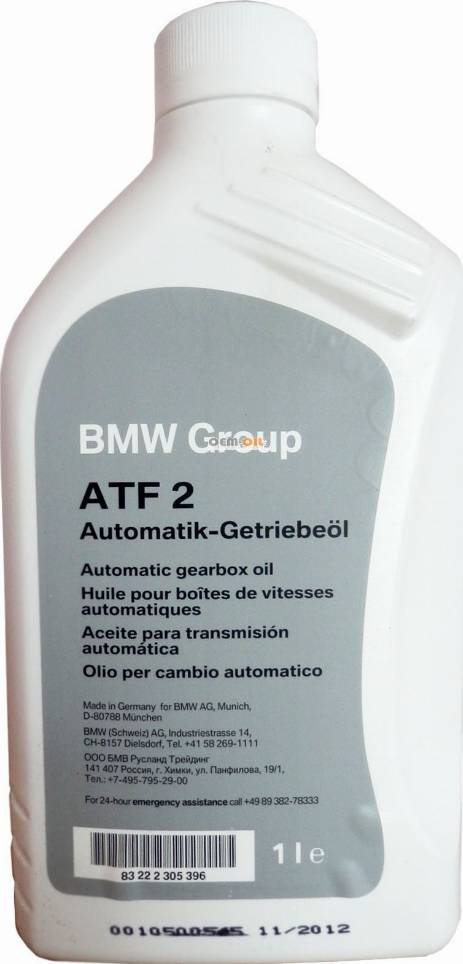 BMW 83 22 2 305 396 - Ulje za automatski mjenjač www.molydon.hr