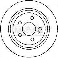 Borg & Beck BBD4353 - Kočioni disk www.molydon.hr