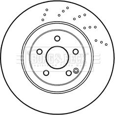 Borg & Beck BBD6048S - Kočioni disk www.molydon.hr