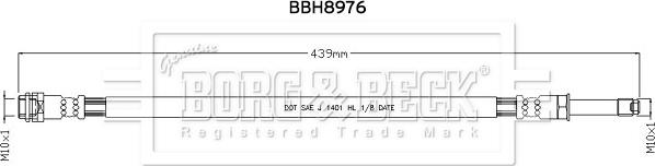 Borg & Beck BBH8976 - Kočiono crijevo, lajtung www.molydon.hr