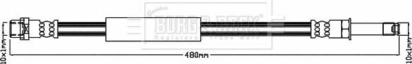Borg & Beck BBH8109 - Kočiono crijevo, lajtung www.molydon.hr