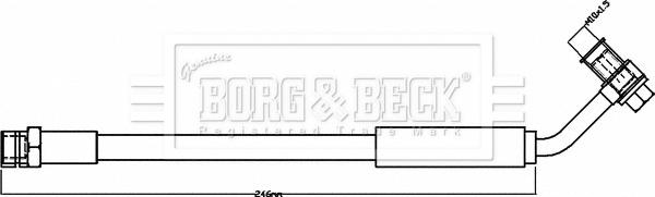 Borg & Beck BBH8381 - Kočiono crijevo, lajtung www.molydon.hr