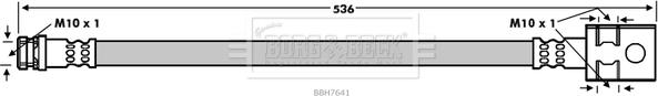 Borg & Beck BBH7641 - Kočiono crijevo, lajtung www.molydon.hr