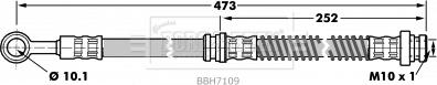 Borg & Beck BBH7109 - Kočiono crijevo, lajtung www.molydon.hr