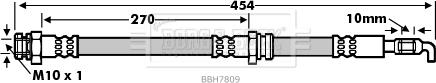 Borg & Beck BBH7809 - Kočiono crijevo, lajtung www.molydon.hr