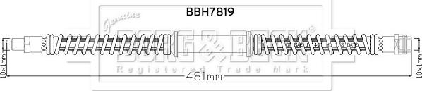 Borg & Beck BBH7819 - Kočiono crijevo, lajtung www.molydon.hr