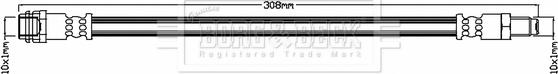 Borg & Beck BBH7324 - Kočiono crijevo, lajtung www.molydon.hr
