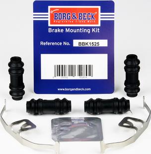 Borg & Beck BBK1525 - Komplet pribora, Pločica disk kočnice www.molydon.hr