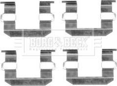 Borg & Beck BBK1321 - Komplet pribora, Pločica disk kočnice www.molydon.hr
