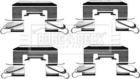 Borg & Beck BBK1212 - Komplet pribora, Pločica disk kočnice www.molydon.hr