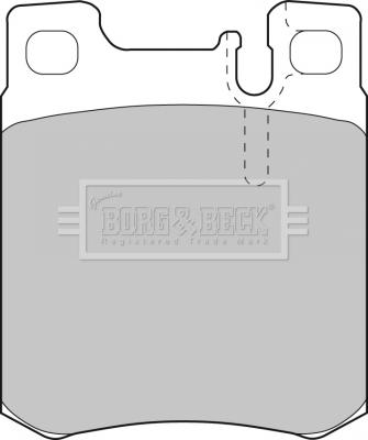 Borg & Beck BBP1462 - Komplet Pločica, disk-kočnica www.molydon.hr