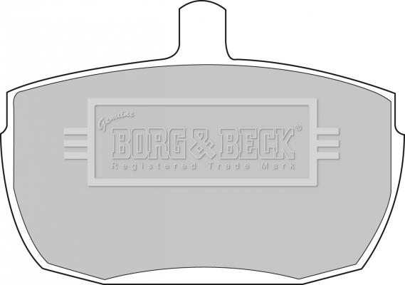 Borg & Beck BBP1422 - Komplet Pločica, disk-kočnica www.molydon.hr