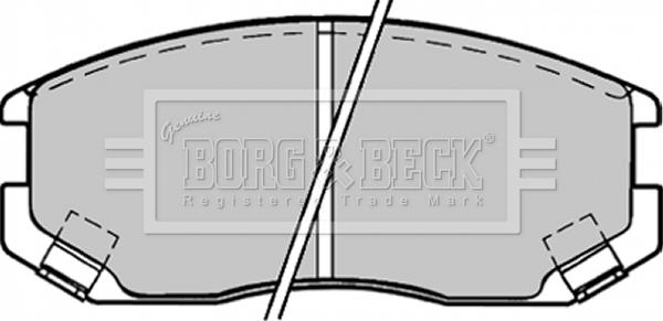 Borg & Beck BBP1518 - Komplet Pločica, disk-kočnica www.molydon.hr