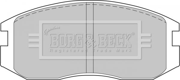 Borg & Beck BBP1521 - Komplet Pločica, disk-kočnica www.molydon.hr