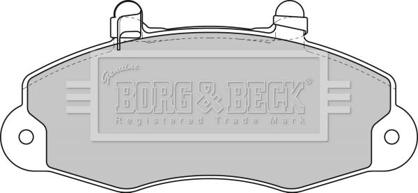Borg & Beck BBP1624 - Komplet Pločica, disk-kočnica www.molydon.hr