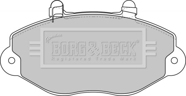 Borg & Beck BBP1625 - Komplet Pločica, disk-kočnica www.molydon.hr