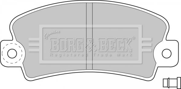 Borg & Beck BBP1036 - Komplet Pločica, disk-kočnica www.molydon.hr
