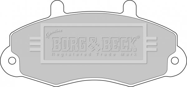 Borg & Beck BBP1107 - Komplet Pločica, disk-kočnica www.molydon.hr
