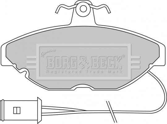 Borg & Beck BBP1115 - Komplet Pločica, disk-kočnica www.molydon.hr