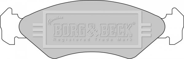 Borg & Beck BBP1112 - Komplet Pločica, disk-kočnica www.molydon.hr