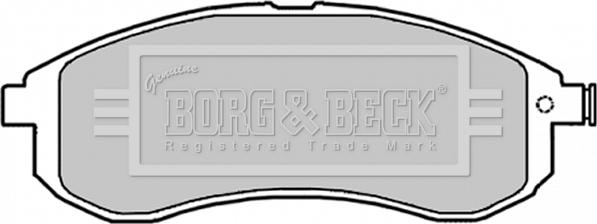 Borg & Beck BBP1840 - Komplet Pločica, disk-kočnica www.molydon.hr