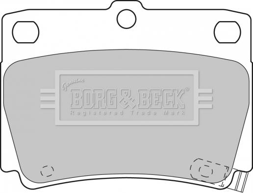 Borg & Beck BBP1819 - Komplet Pločica, disk-kočnica www.molydon.hr