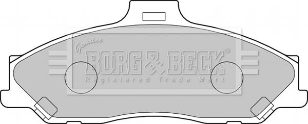 Borg & Beck BBP1887 - Komplet Pločica, disk-kočnica www.molydon.hr
