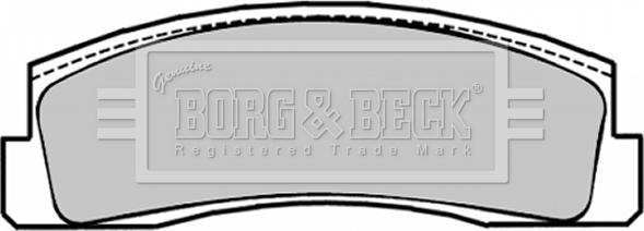 Borg & Beck BBP1294 - Komplet Pločica, disk-kočnica www.molydon.hr