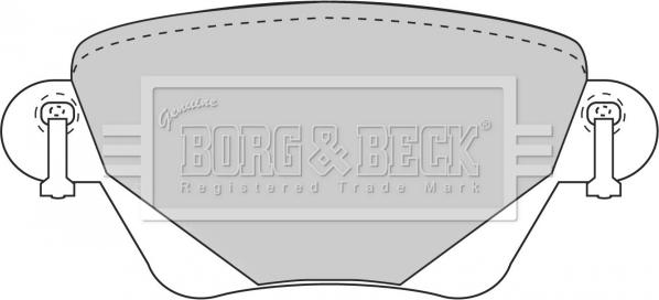 Borg & Beck BBP1707 - Komplet Pločica, disk-kočnica www.molydon.hr