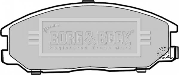 Borg & Beck BBP1786 - Komplet Pločica, disk-kočnica www.molydon.hr