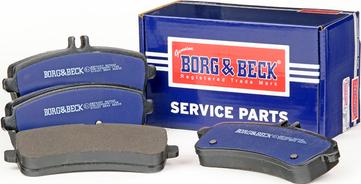 Borg & Beck BBP2457 - Komplet Pločica, disk-kočnica www.molydon.hr