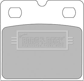 Borg & Beck BBP2430 - Komplet Pločica, rucna disk-kočnica www.molydon.hr