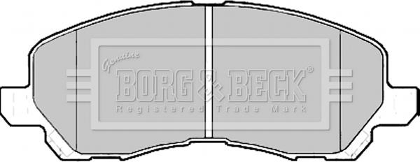 Borg & Beck BBP2173 - Komplet Pločica, disk-kočnica www.molydon.hr