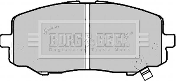 Borg & Beck BBP2213 - Komplet Pločica, disk-kočnica www.molydon.hr