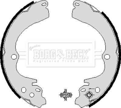 Borg & Beck BBS6204 - Komplet kočnica, bubanj kočnice www.molydon.hr
