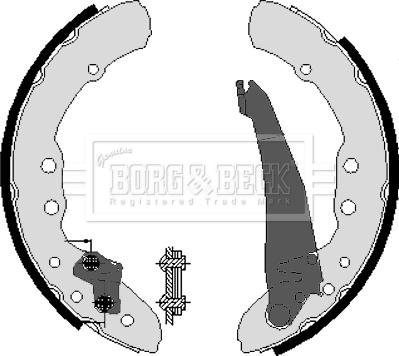 Borg & Beck BBS6212 - Komplet kočnica, bubanj kočnice www.molydon.hr